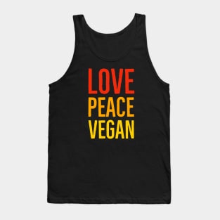 Love Peace Vegan Tank Top